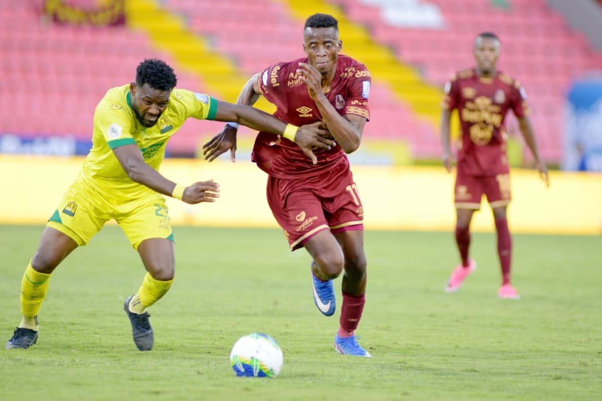 Atlético Bucaramanga rescató un punto ante Tolima y mantiene su invicto en la Liga BetPlay II-2026. Foto: Jorge A Cuéllar/Colprensa