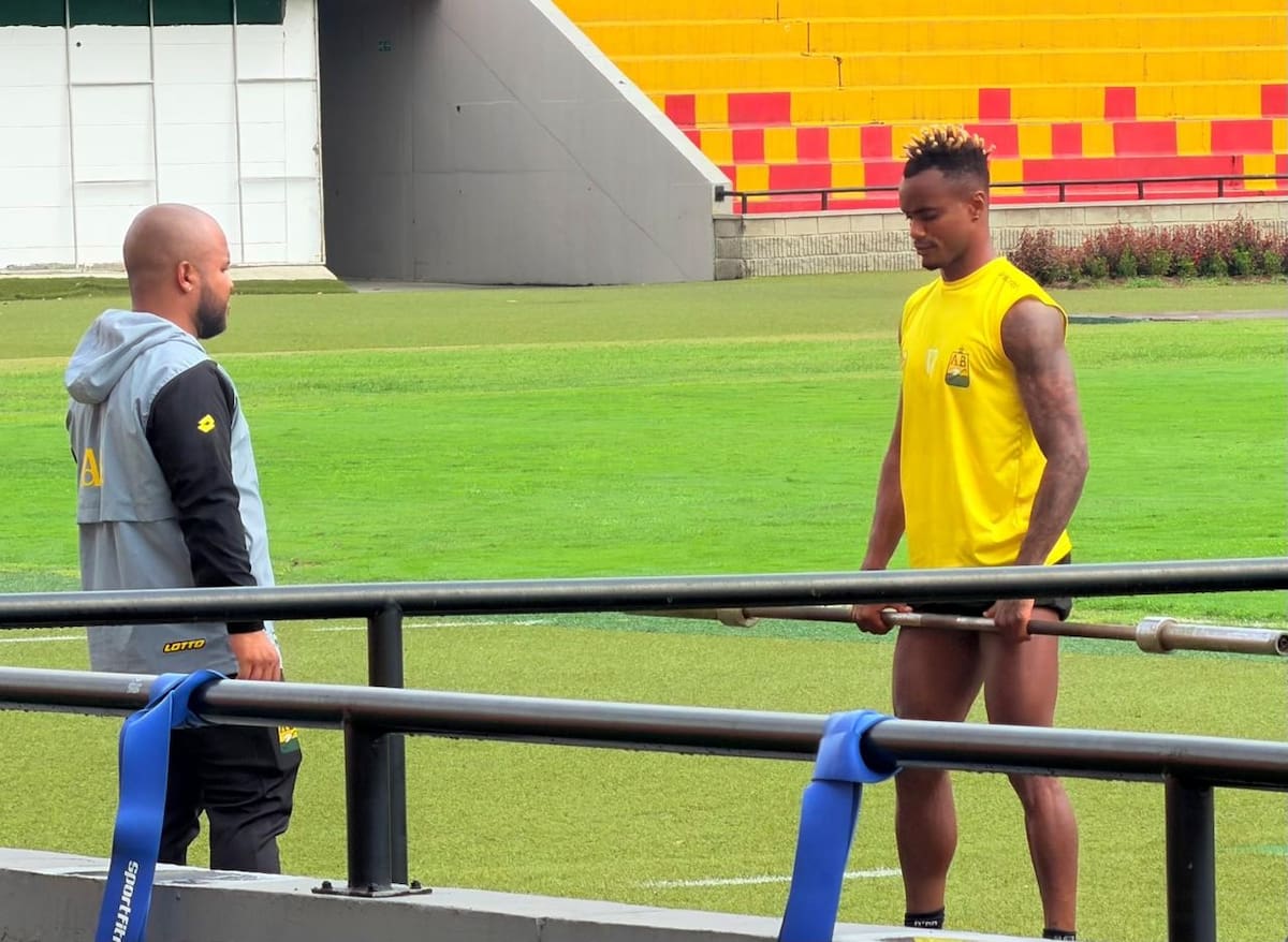Atlético Bucaramanga reveló el parte médico de Faber Gil. Foto: Luisa Garzón/Atlético Bucaramanga.