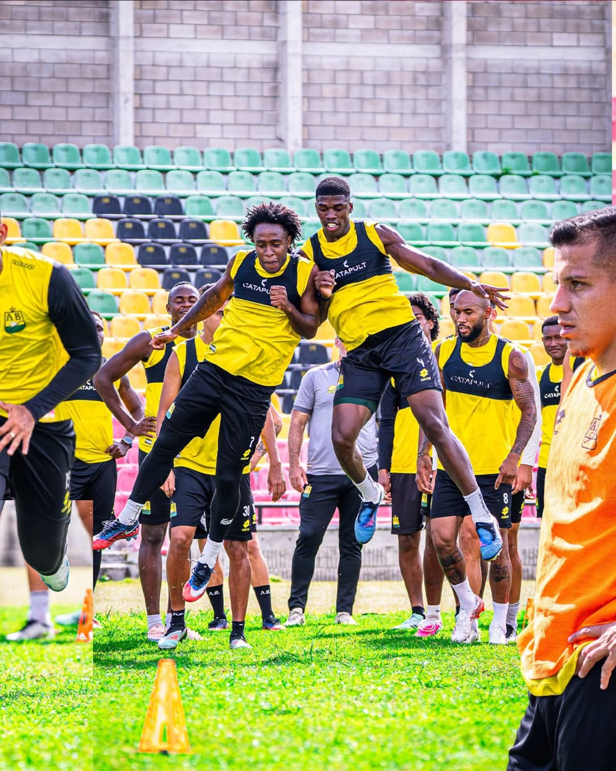 Atlético Bucaramanga ultima detalles para enfrentar a Águilas Doradas este martes 13 de octubre en el estadio Américo Montanini. Foto: Atlético Bucaramanga