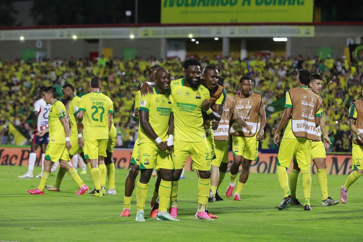 Atlético Bucaramanga venció 3-1 a Junior en el Montanini. Foto: Jaime Moreno/Vanguardia