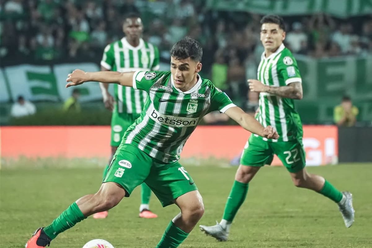 Juan Manuel Rengifo, mediocampista colombiano de 21 años, despierta el interés de cinco clubes de la Premier League, según informó el portal británico TEAMtalk. /FOTO: Atlético Nacional