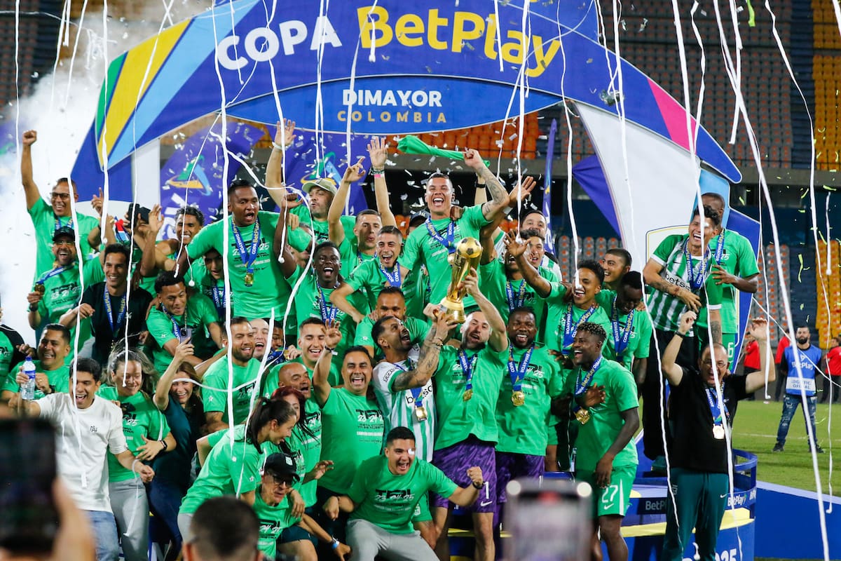 Atlético Nacional conquistó la Copa Betplay en Medellín. //Foto, EFE: STR