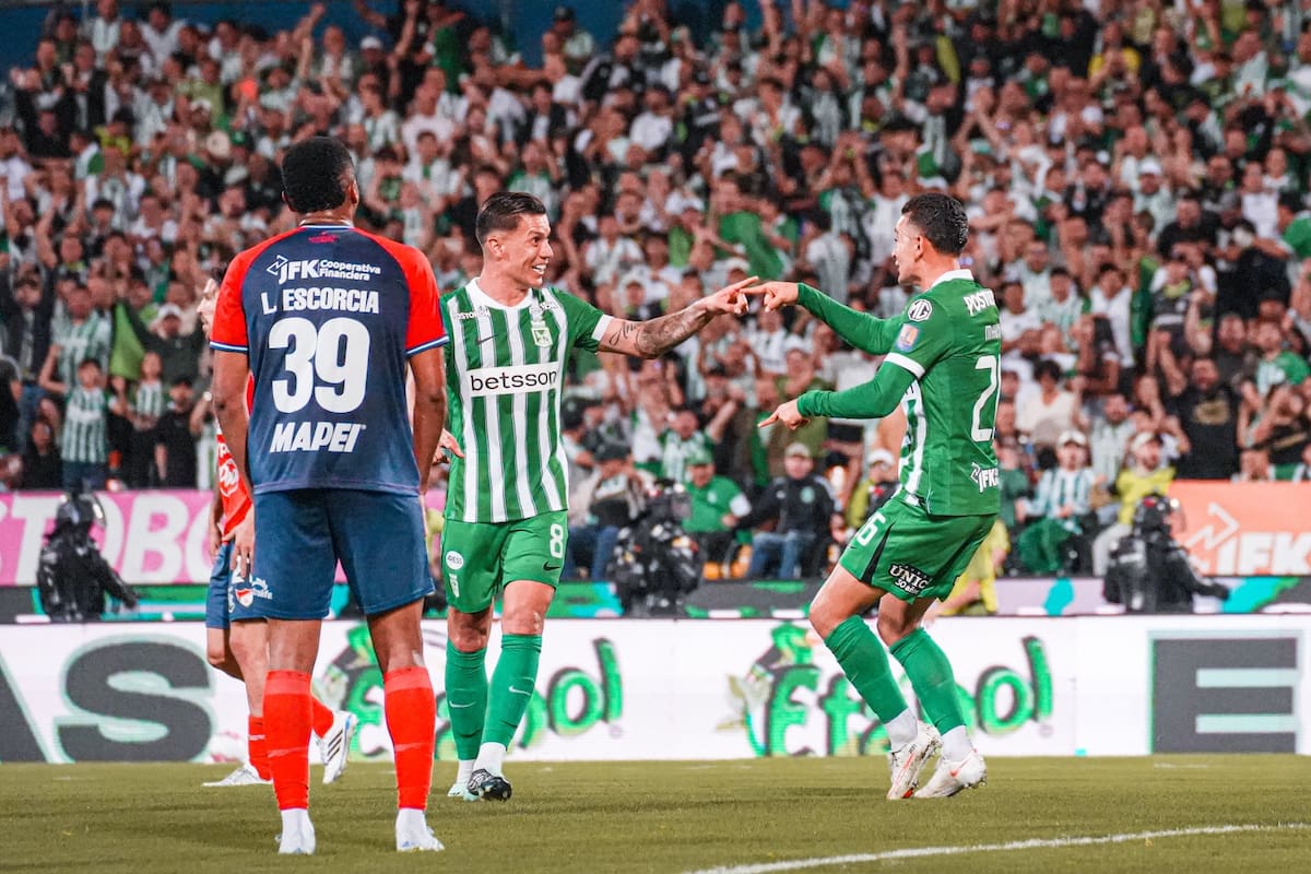 Nacional se convirtió en el primer semifinalista del torneo y ahora espera al ganador de la serie entre Independiente Santa Fe y Once Caldas. /FOTO: Atlético Nacional
