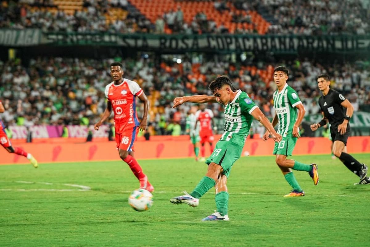 Atlético Nacional se impuso 3-0 con autoridad sobre Alianza, en la octava fecha de la Liga BetPlay I de 2026.