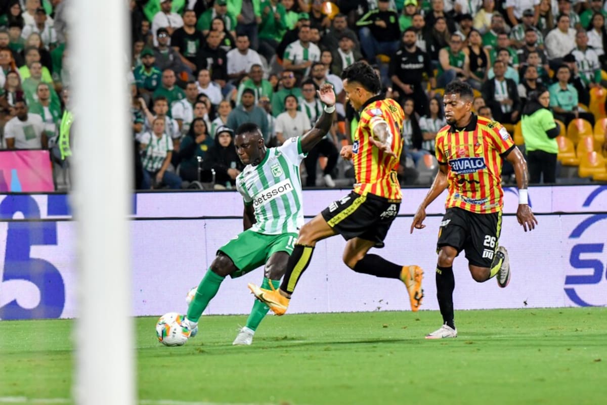 Marino Hinestroza es uno de los mejores jugadores del plantel de Atlético Nacional. Foto: Colprensa