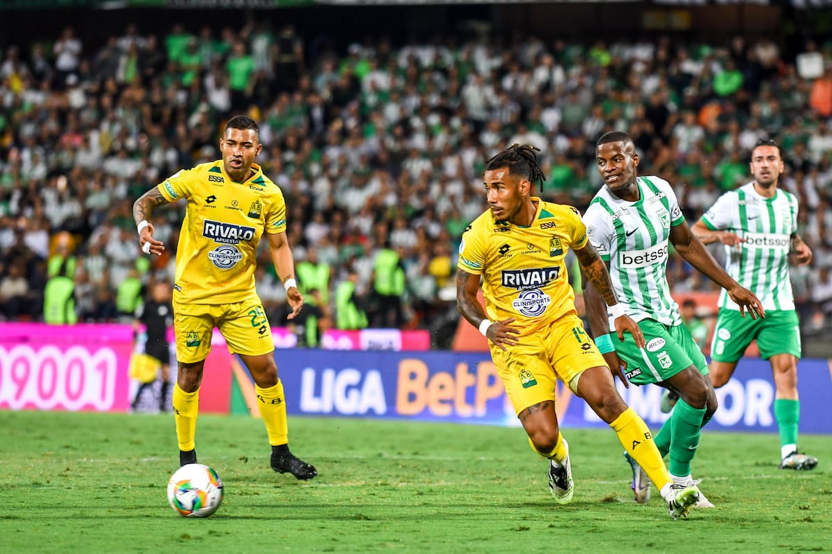 Atlético Nacional vs Bucaramanga por la fecha 11 de la Liga Betplay 2025-II (David Jaramillo - Colprensa).