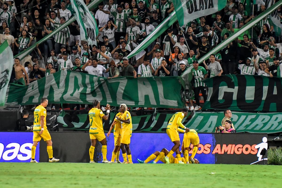 Atlético Nacional vs Bucaramanga por la fecha 11 de la Liga Betplay 2025-II (David Jaramillo - Colprensa).