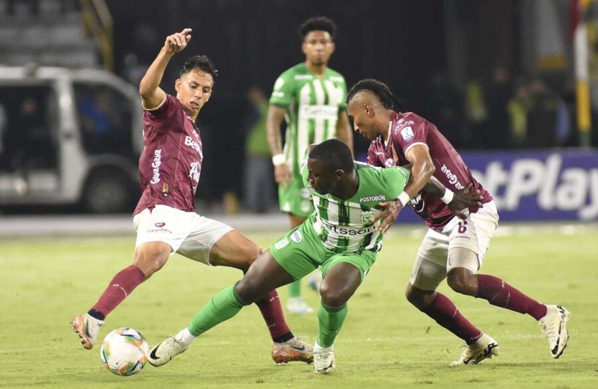 Atlético Nacional y Deportes Tolima se enfrentan por el título de la Liga BetPlay II de 2024. Foto: Colprensa.