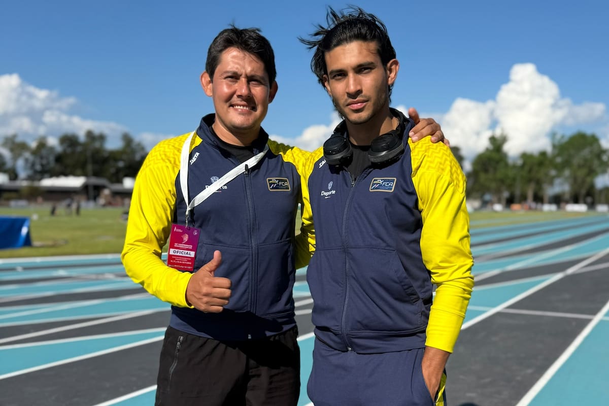 Dos santandereanos representarán a Colombia en el Campeonato Sudamericano de Atletismo U23, que se disputará del 16 al 18 de octubre en Santa Fe, Argentina. /FOTO: Suministrada