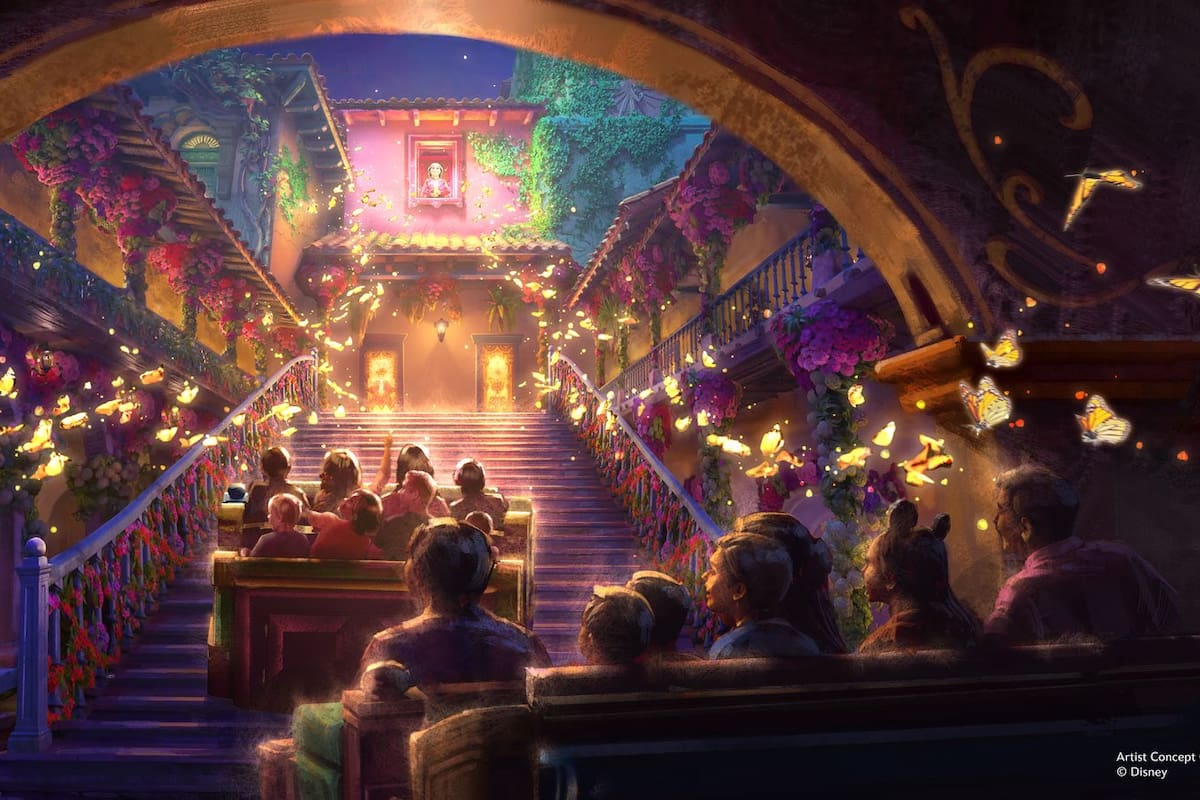 La nueva atracción de Encanto de Antonio de la película Encanto que llega al Animal Kingdom.