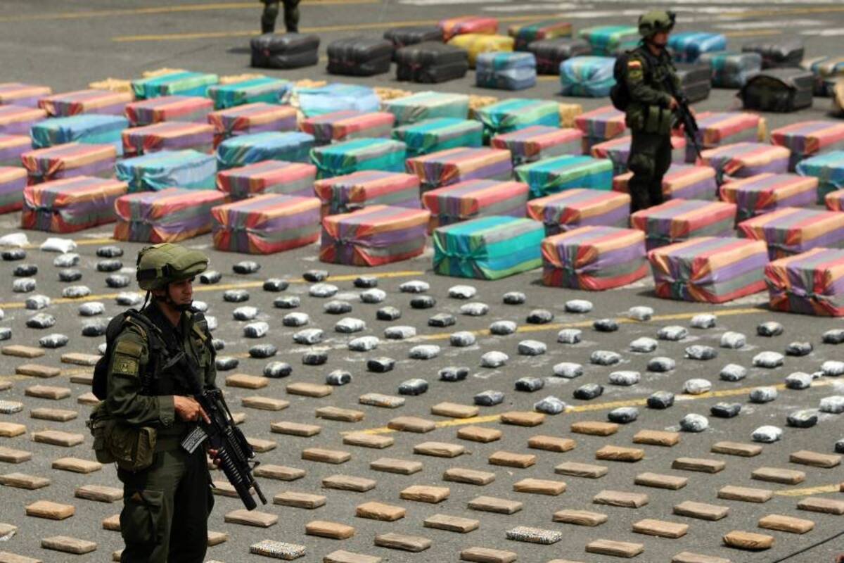Droga incautada en Colombia.
Foto: EFE/ Christian Escobar Mora