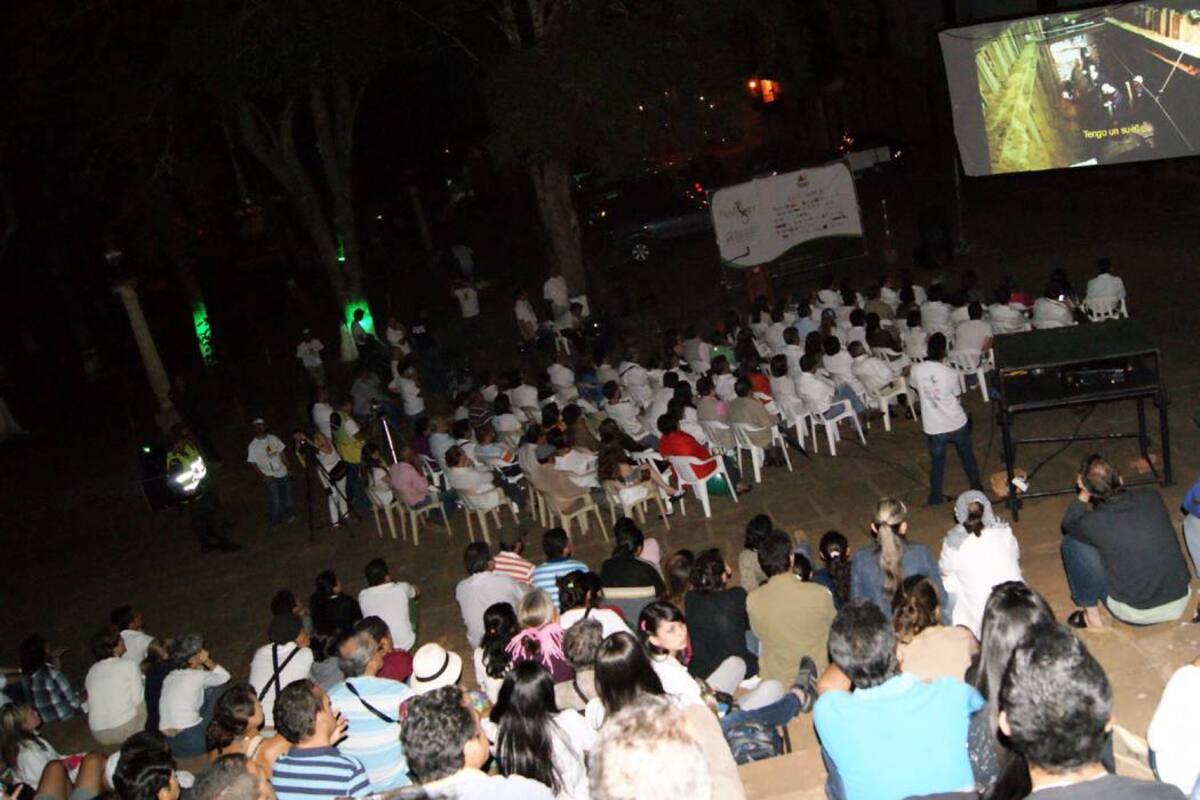 Documentales y películas de Italia, Canadá, México. España, Chile, Argentina, Colombia y otros países; talleres, conferencias, cine en las veredas y mucho más es lo que se vive por estos días en Barichara, sede del Festival Internacional de Cine Verde. (Foto: Nancy Acuña R / VANGUARDIA LIBERAL)