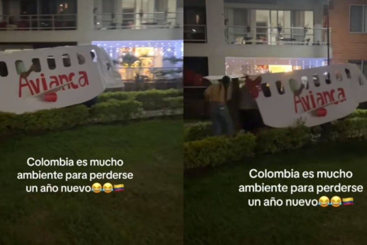 Avianca sorprendió a familia que corrió con un avión de cartón en Año Nuevo: “Buscamos a su tripulación”