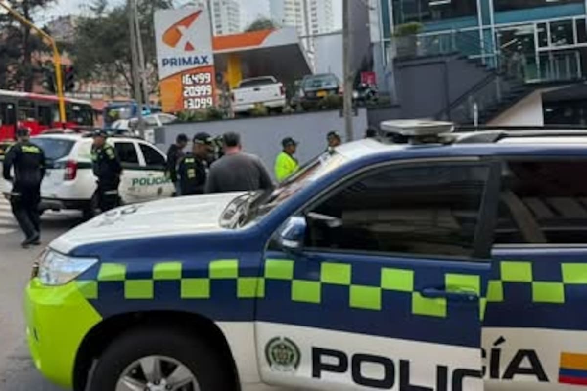 Hombre en moto ataca a tiros a dos personas en el norte de Bogotá.