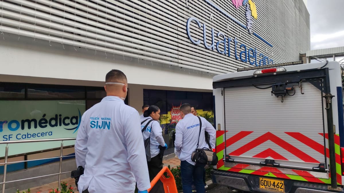 Balacera en Bucaramanga: un muerto y cinco capturados tras intento de hurto en joyería