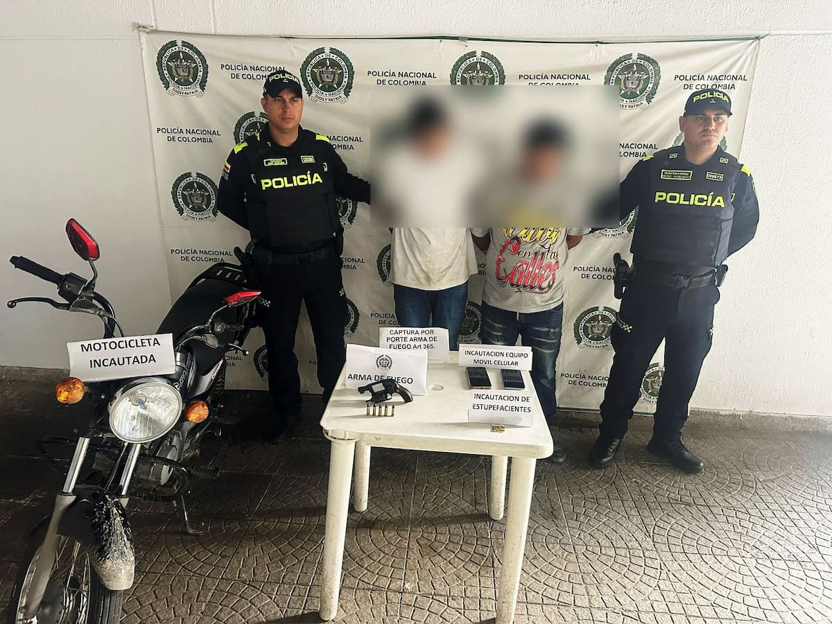 Balacera en Santander dejó dos heridos: persecución terminó con cuatro capturados