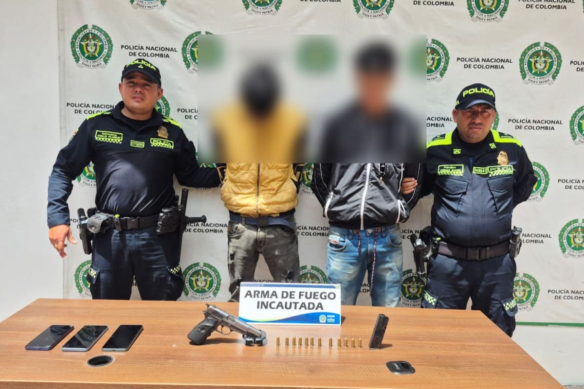 Balacera en Santander dejó dos heridos: persecución terminó con cuatro capturados