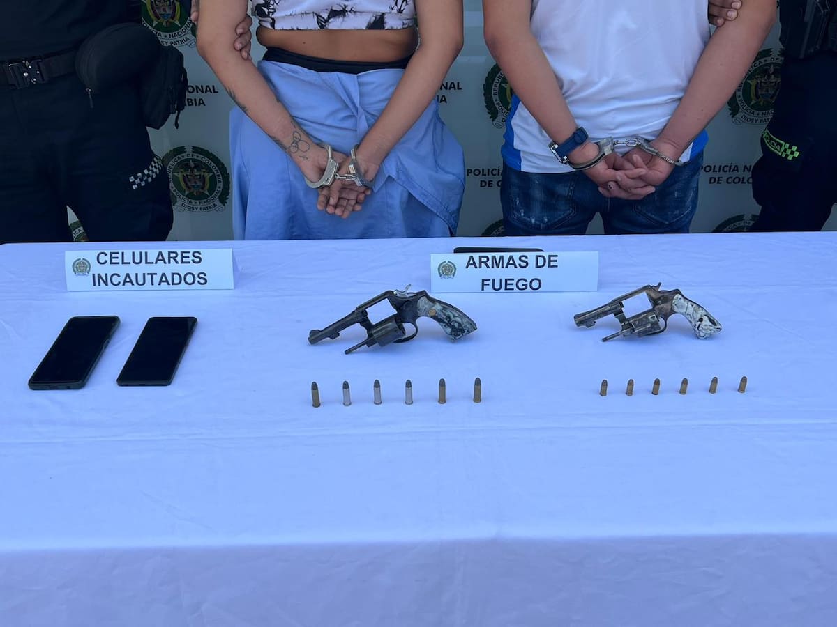 118 capturas por porte ilegal de armas de fuego.
Foto: cortesía.