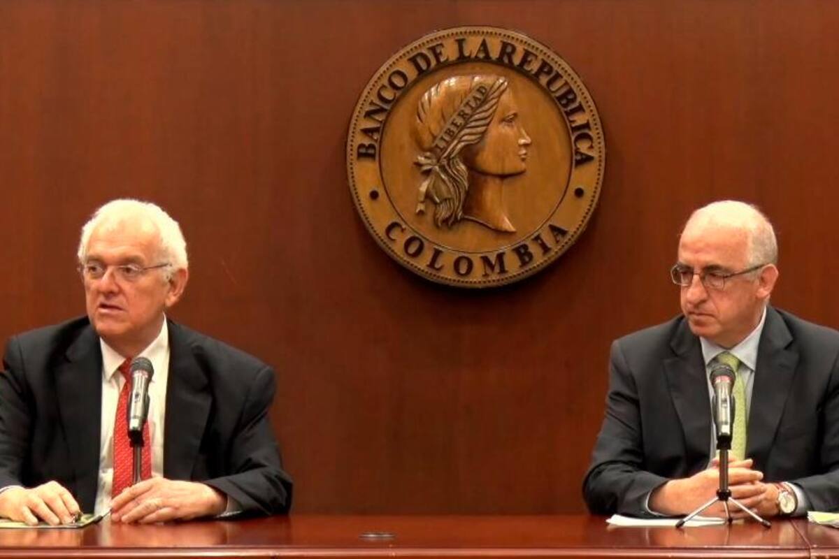 Suministrada / VANGUARDIA José Antonio Ocampo, ministro de Hacienda; y Leonardo Villar, gerente del Banco de la República.