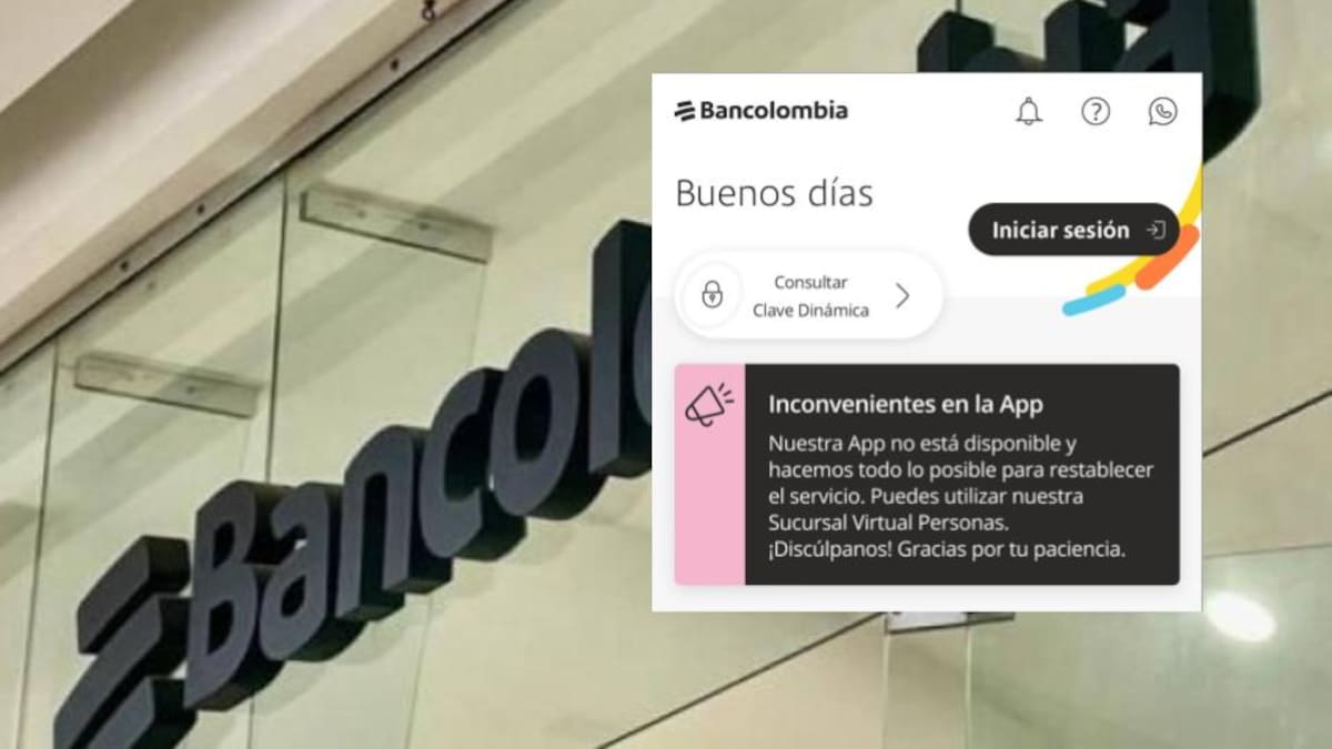 La aplicación de Bancolombia sigue presentando fallas, según usuarios | Foto Archivo