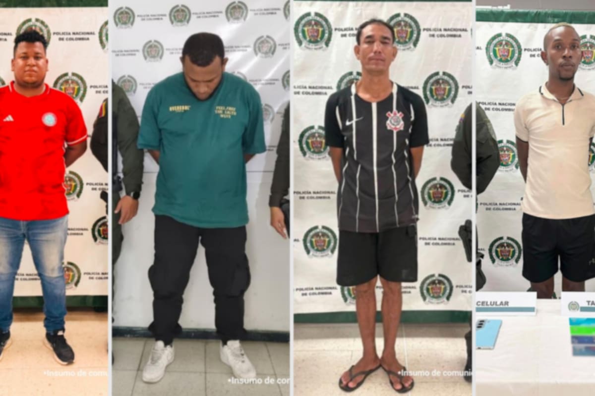 Cuatro hombres fueron enviados a la cárcel por matar a un ciudadano ruso en Cartagena.
Foto: Fiscalía.