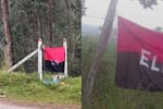 Alerta en Santander: aparece bandera del Eln cerca del aeropuerto de San Gil