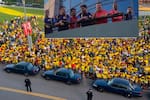 Fiesta total: Banderazo de Colombia en Kansas City antes de partido contra Ghana