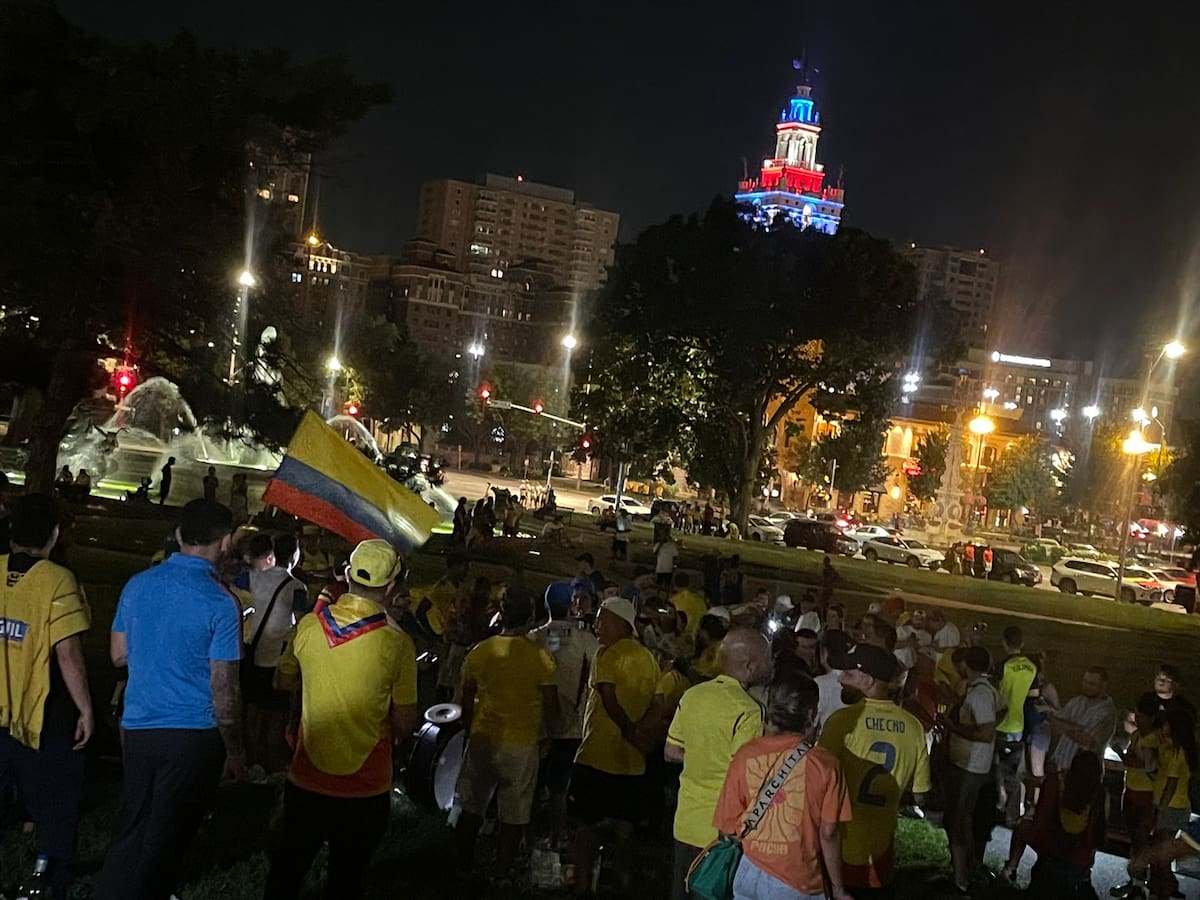 La hinchada colombiana ya ganó su partido en las calles de Kansas y se consolidó como el jugador número 12 antes de enfrentar a Ghana.