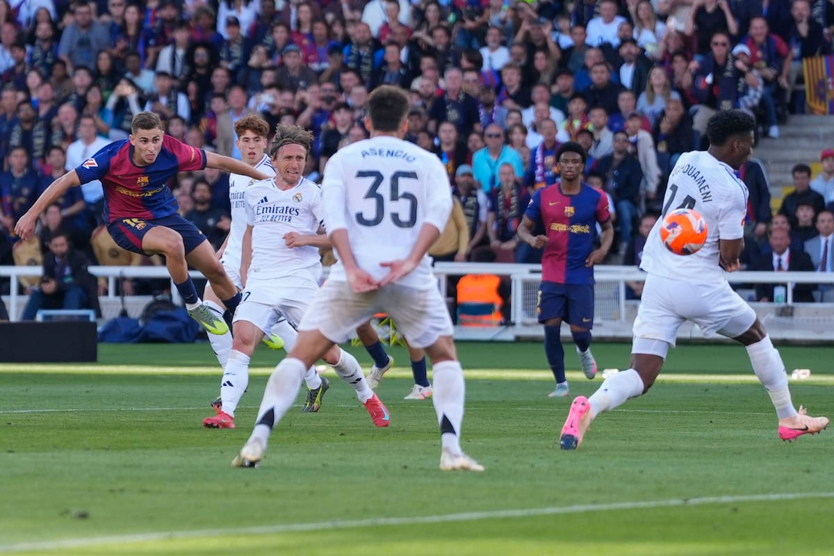 Barcelona y Real Madrid, el gran clásico de España. //EFE.