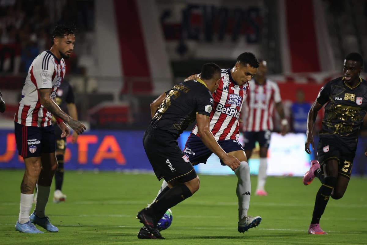 BARRANQUILLA, 29 de agosto de 2026.- Junior vs Santa Fe estadio Romelio Martínez Liga Betplay Dimayor 2026. (Colrpensa-Jairo Cassiani).