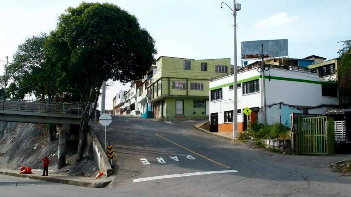 Entrada del barrio Bucaramanga, de la Comuna Suroccidente.