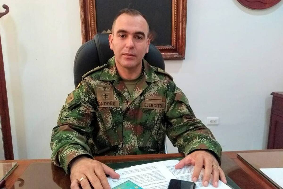 Una de los planes que encabeza el teniente coronel Andrés Elías Londoño es el llamado “Victoria Plus”, que busca que los uniformados estén más cerca de la ciudadanía. (Foto: Suministrada / VANGUARDIA LIBERAL )