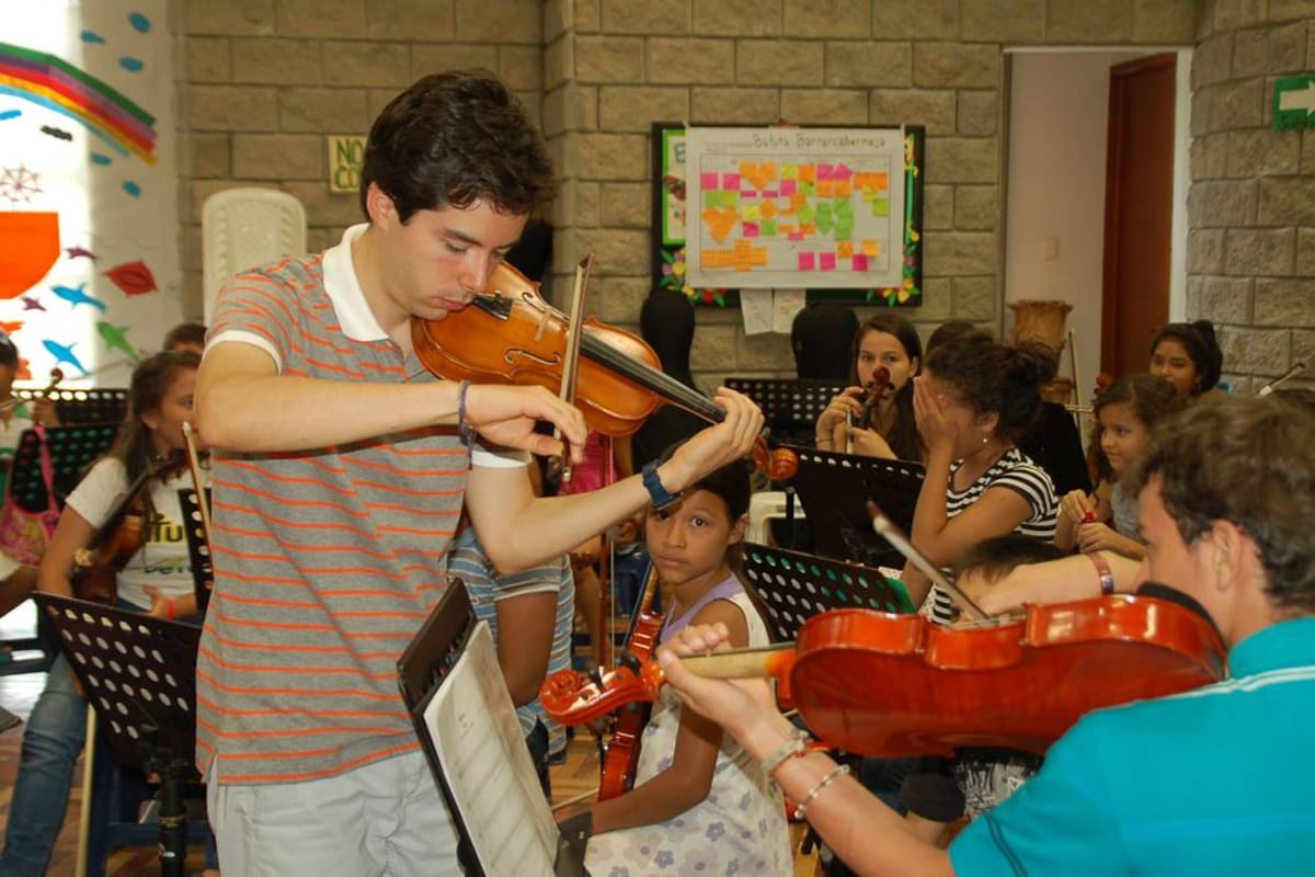 El proceso musical de Batuta con la población vulnerable de Barrancabermeja empezó a funcionar hace 12 años. (Foto: Archivo/VANGUARDIA LIBERAL)