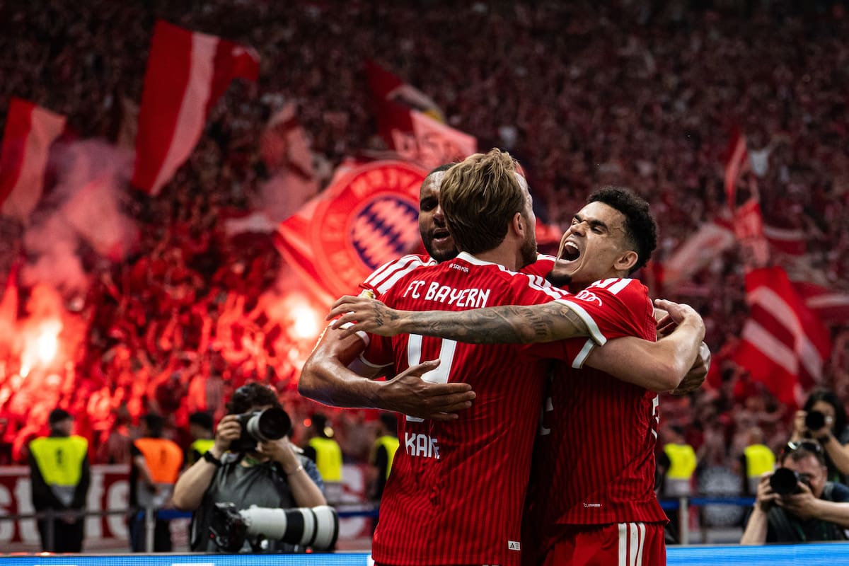 Luis Díaz brilló con asistencia y Bayern levantó la DFB Pokal con triplete de Kane. /FOTO: Bayern Múnich