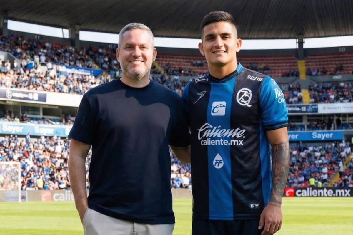 Bayron Duarte, el santandereano que da el salto al Querétaro FC: Así fue la presentación. Foto: Redes sociales.