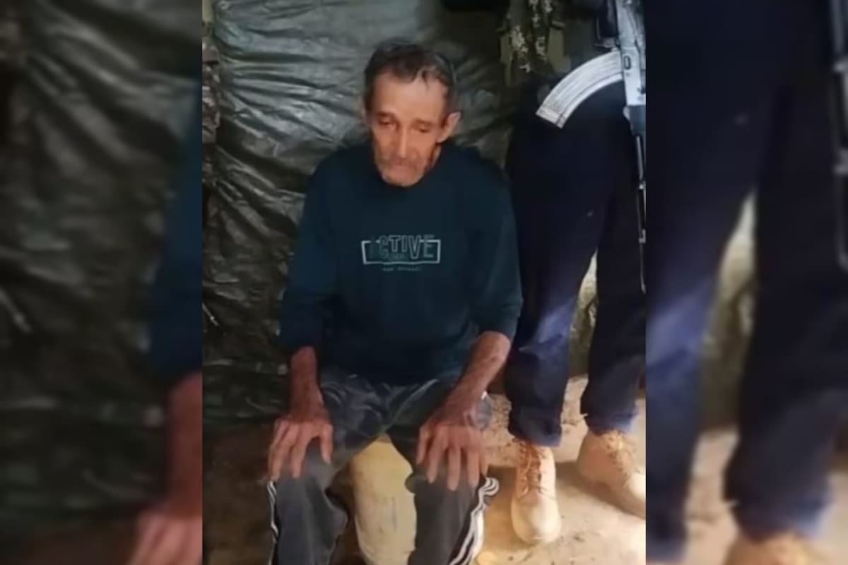 “Estoy muy mal”: la angustiante prueba de supervivencia de Belisario Peñaranda.
Foto: captura de video.