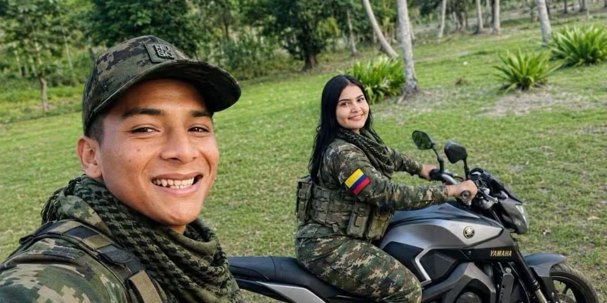 Alias Bendito Menor junto a su pareja sentimental en una imagen compartida en sus redes sociales. Foto: Redes Sociales