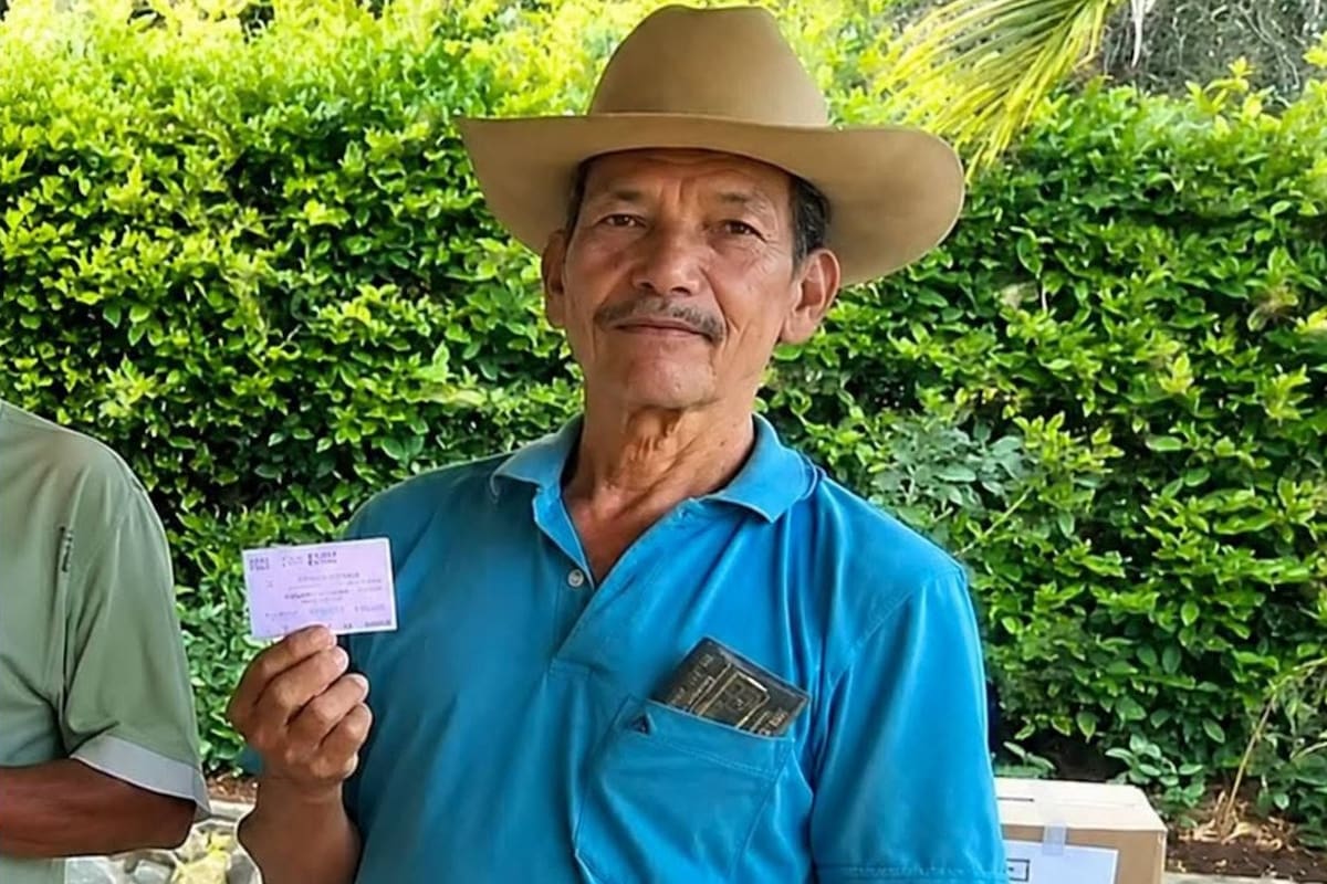Benjamín Muñoz perdió la vida en este trágico accidente ocurrido en la vereda San Juan.