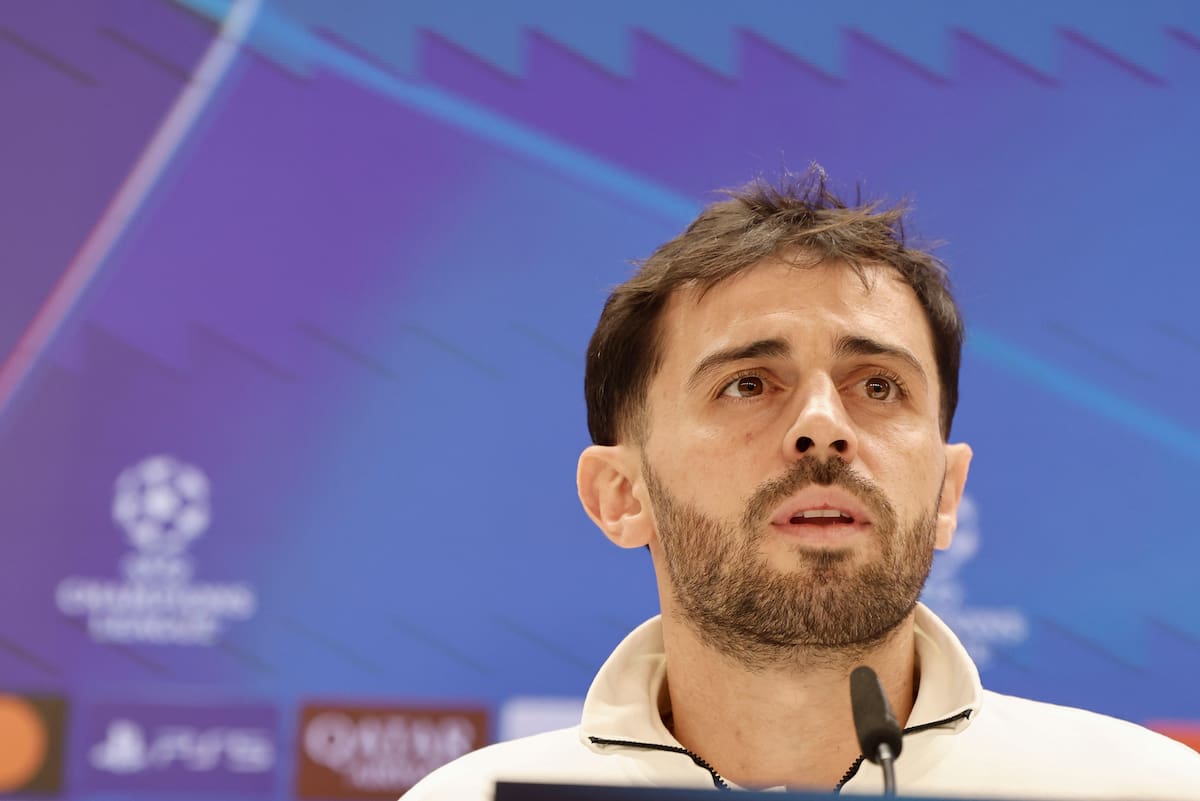 El centrocampista portugués del Manchester City Bernardo Silva. EFE/ Sergio Pérez
