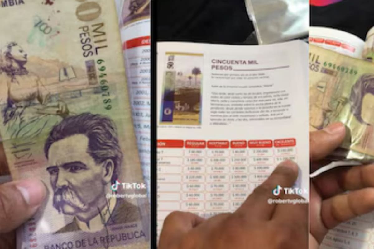Billete de 50.000 buscado por coleccionistas. Foto: Redes Sociales