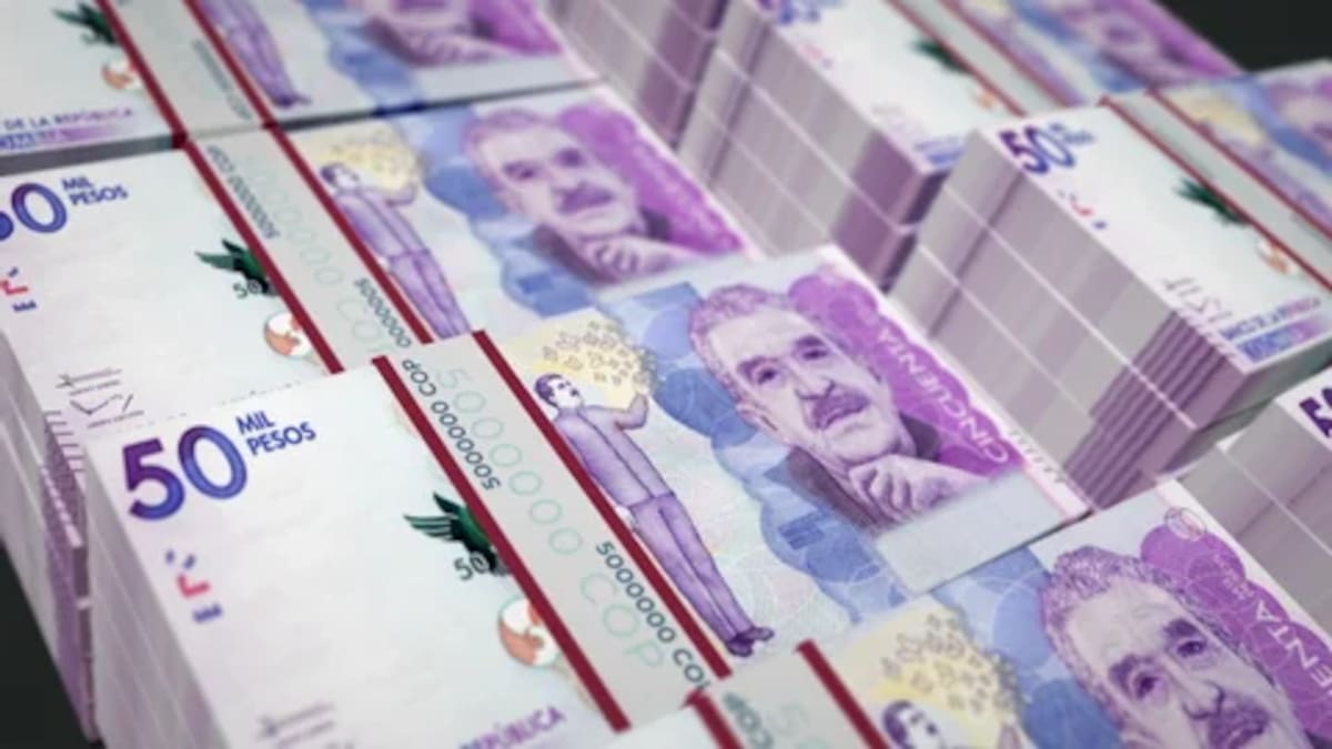 Imagen de referencia de billetes colombianos. // Foto: 123RF