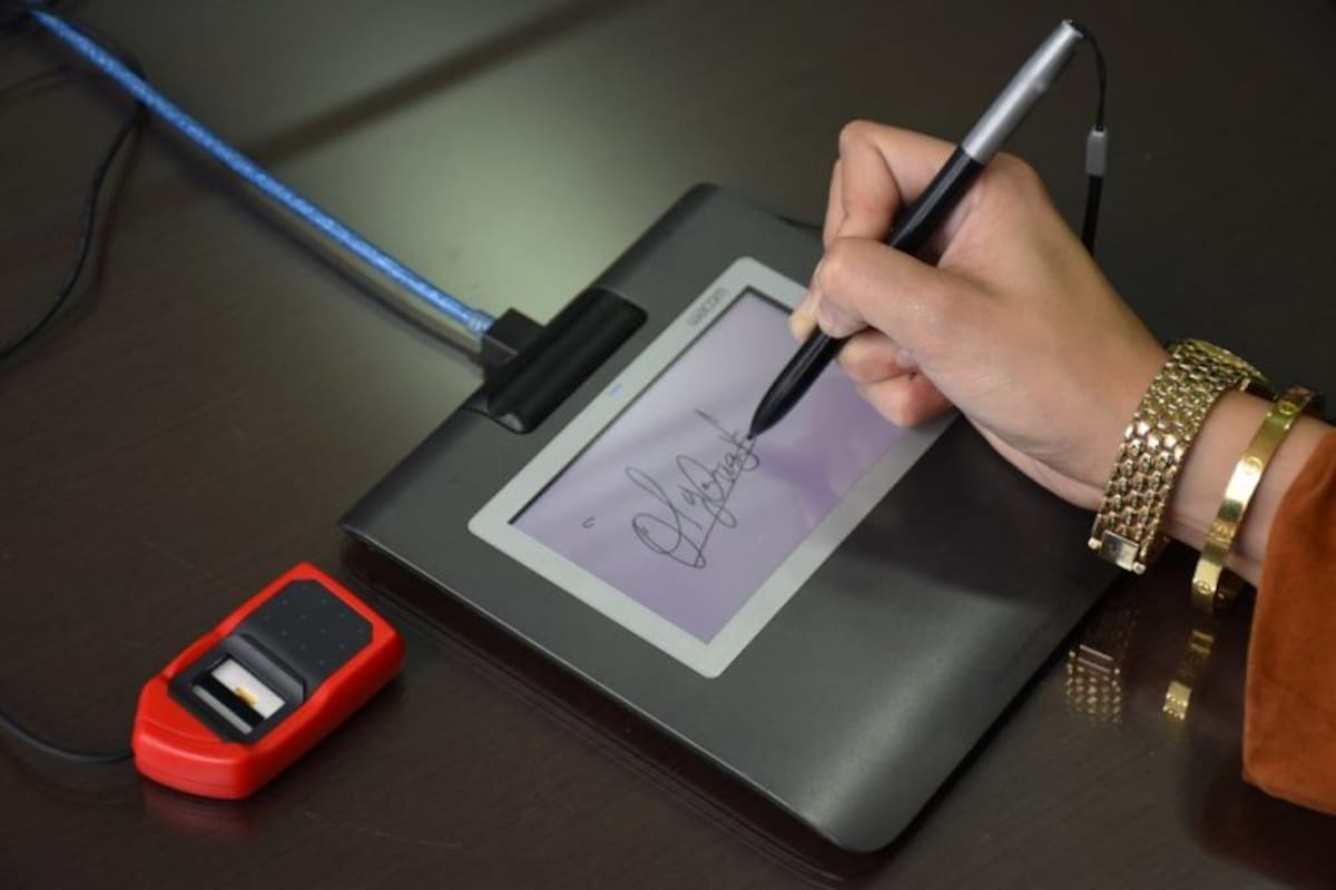 Biometría en las notarías (Tomada de redes sociales / VANGUARDIA)