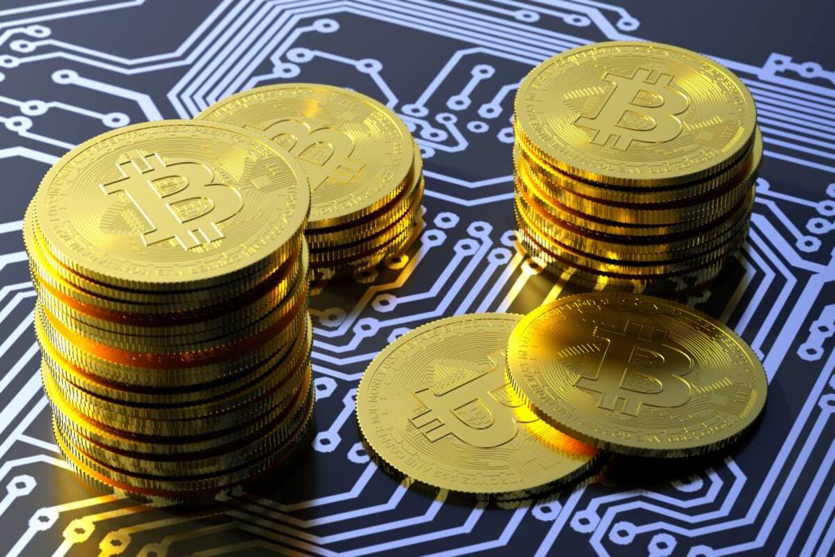 Cryptocurrency on a circuit board