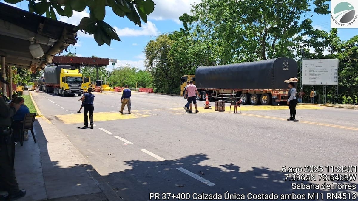 Bloqueos en la Troncal del Magdalena 2 perjudican la ejecución del proyecto: conozca los motivos de protesta | Suministrada