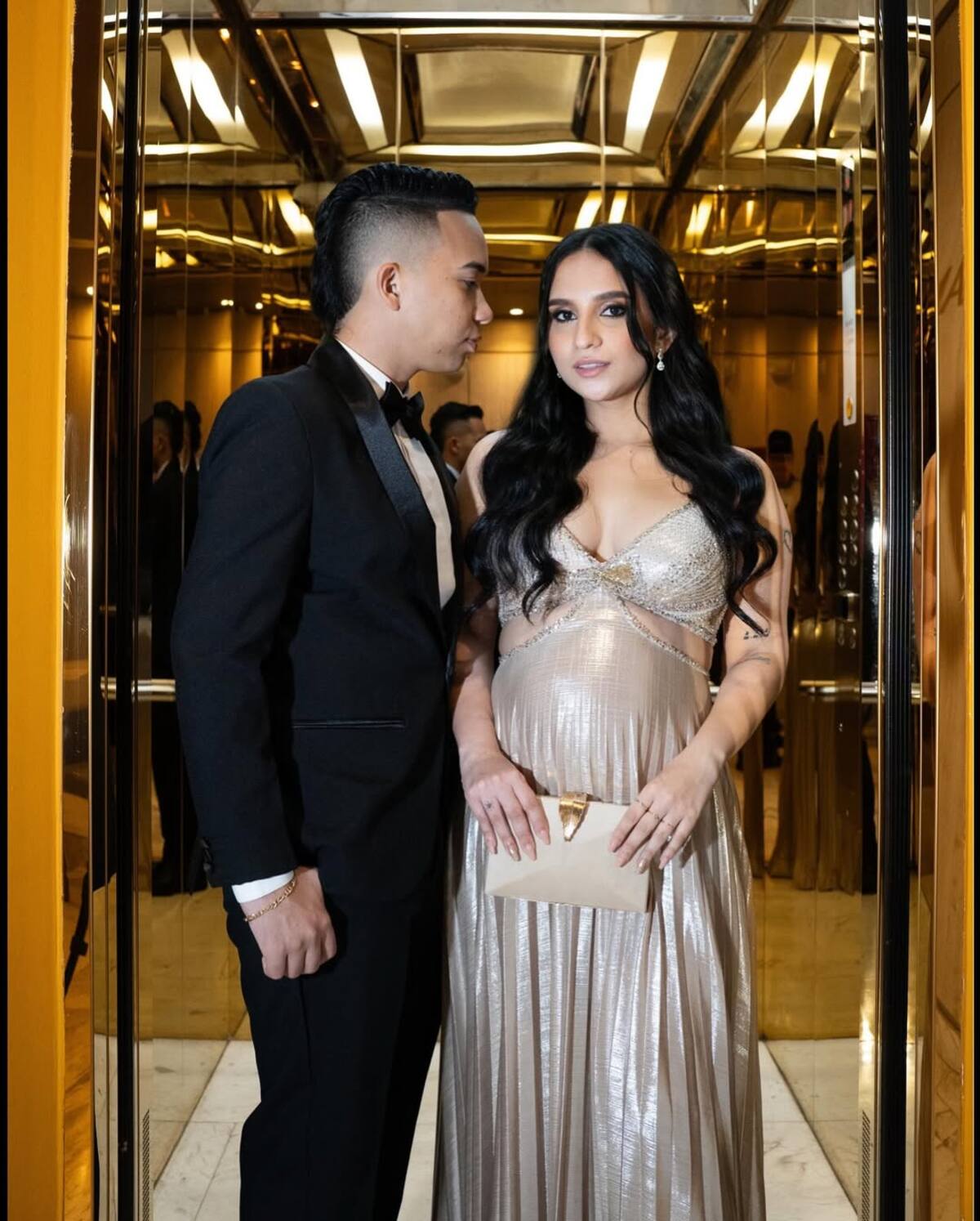 Samuel Morales y su pareja Indira Santamaria. //Foto: Instagram @indirasantamariaa