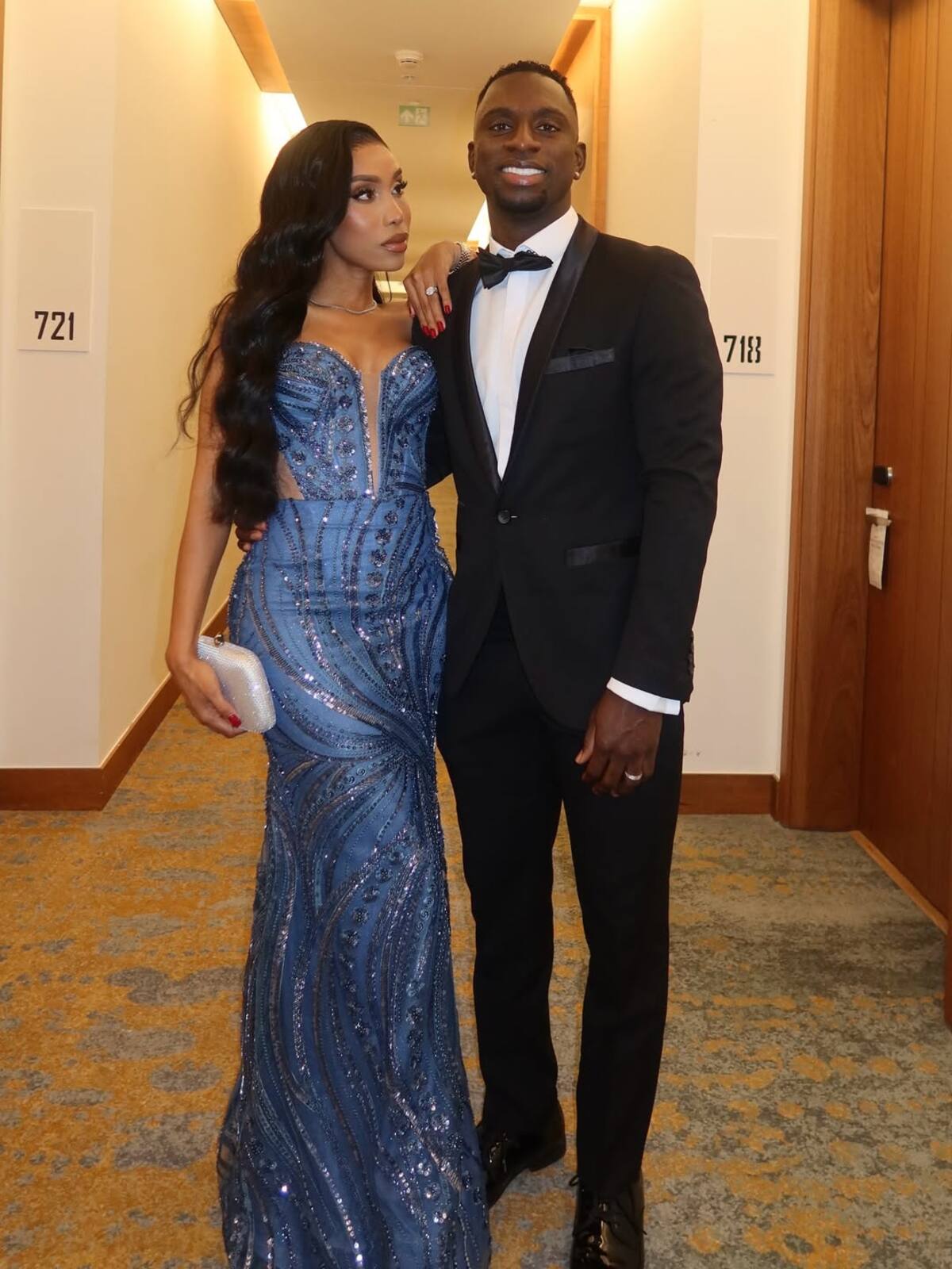 Deiver Machado, futbolista colombiano, y su esposa Eimy Serna. //Foto: Instagram