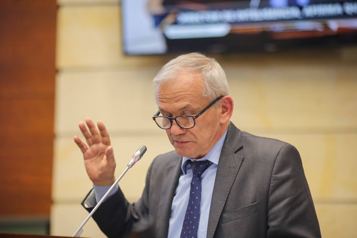 BOGOTÁ. Se cumple en el Senado el debate al director de la Agencia Nacional de Inteligencia, Carlos Ramón González(Colprensa-Senado de la República).