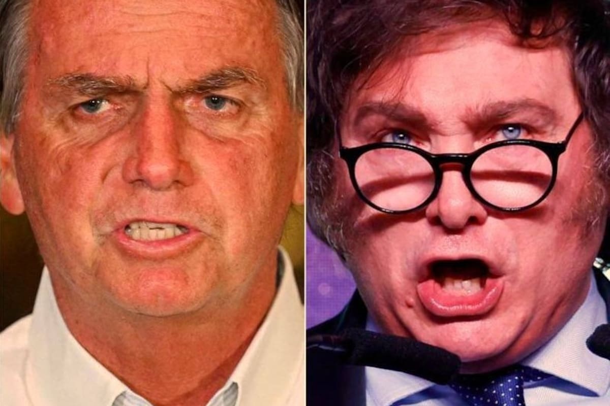 Bloquearon encuentro entre Bolsonaro y Mileo