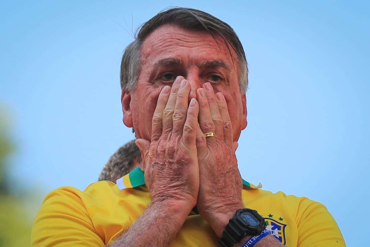 Fotografía del expresidente brasileño Jair Bolsonaro. EFE/ André Coelho