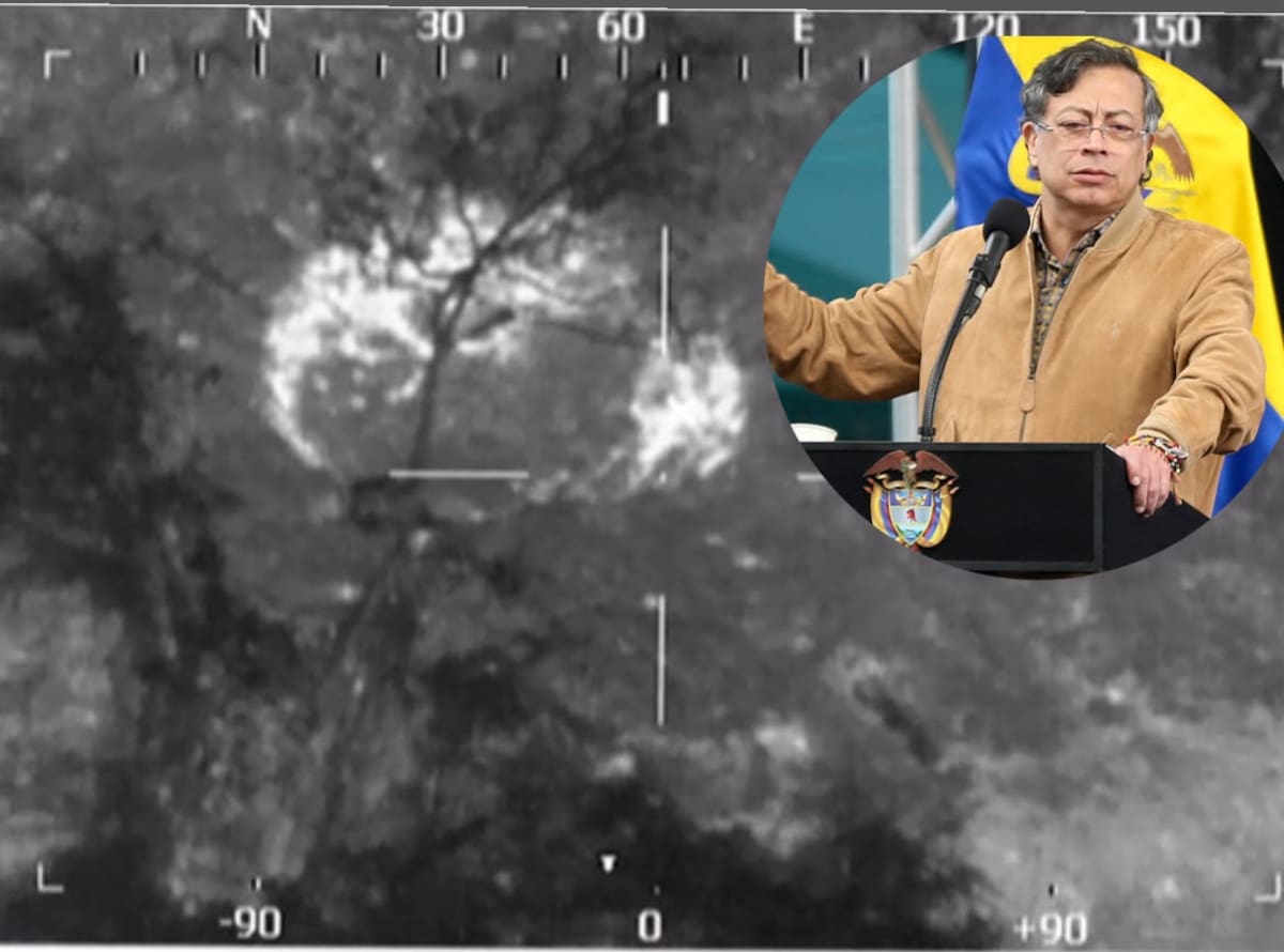 "Dí la orden de bombardeo": Gustavo Petro confirma operativo contra el Eln en Tibú al advertir que los grupos que mantengan economías ilícitas quedan fuera de acuerdos de paz. Siete guerrilleros habrían muerto.